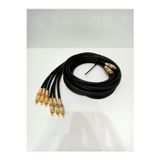 Amfi Rca Kablosu - 2 Giriş 6 Çıkış - 1 Metre - El Yapımı %100 Bakır Parazit Yapmaz - Anfi Rca Kablos