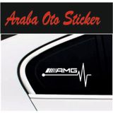 Amg Kalp Atışı Ritim Oto Sticker (2 Adet