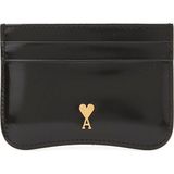 Ami Paris Paris Paris Kadın Deri Kartlık - Siyah - Standart