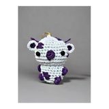 Amigurumi Anahtarlık – 7-8 Cm El Örgüsü Mini Hediyelik & Çanta Süsü Mor