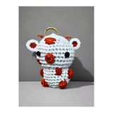 Amigurumi Anahtarlık – 7-8 Cm El Örgüsü Mini Hediyelik & Çanta Süsü Turuncu