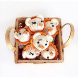 Amigurumi anahtarlık aslan
