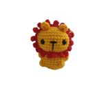 Amigurumi Aslan Mini Oyuncak Anahtarlık