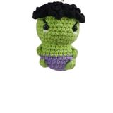 Amigurumi Hulk Mini Oyuncak Anahtarlık
