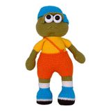 Amigurumi Kaplumbağa Tosbik - Mavi Şapkalı - Anatoya
