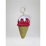Amigurumi Külah Anahtarlık 10-11 Cm Sevimli El Örgüsü Hediyelik Anahtar Ve Çanta Aksesuarı (Kod:103)