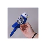 Amigurumi Kuş Oyuncak Muhabbet Kuşu Lacivert KIrçıllı 1350059