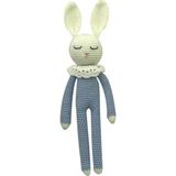 Amigurumi Mavi Uyku Arkadaşı Örme Tavşan Oyuncak