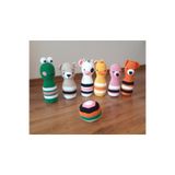 Amigurumi Örgü Oyuncak Lobut Seti Hayvan Figürlü 1350006