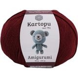 Amigurumi Pamuk Oyuncak Punch Panç Örgü Ipi Bordo K110 50 gr