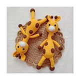 Amigurumi Sevimli Zürafa Uyku Arkadaşı (Tekli) - Sarı