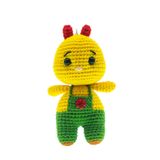 Amigurumi Sincap Anahtarlık –%100 Pamuk İp Tığ İşi, Sevimli Figür, Çanta ve Anahtar Süsü Hediyelik