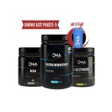 Amino Asit Paketi-5 Creatine 500gr+bcaa 250gr+glutamine 300gr Karışık