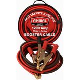 Amiral 1200 Amper Akü Takviye Kablosu – 6V/12V/24V Uyumlu, Izole Plastik Maşalı, 2,3 Mt. Dayanıklı ve Güvenli Kullanım
