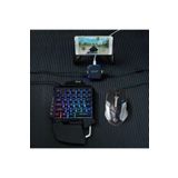AMIX 3 In 1 Pubg Mobil Oyuncu Klavye Mouse Seti Telefon Stantlı Bluetooth Bağlantılı Pubg Klavye Mouse