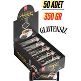 AMMAR Bitter Çikolata %25 Kakao'lu, Glutensiz '50 Adet' (350GR) Kahve Yanı, İkramlık, Hediyelik - 1 Adet - 350 GR