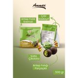 AMMAR Dubai, Antep Fıstığı Parçacıklı, Antep Fıstığı Krema ve Kadayıf Dolgulu, Sütlü Çikolata 500 GR