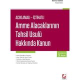 Amme Alacaklarının Tahsil Usulü Hakkında Kanun - Mahmut Coşkun