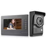 Amocam Görüntülü Interkom Kablolu 7 "Monitör Görüntülü Kapı Telefonu Hd Kamera Kitleri Desteği Kilit Açma Gözetim Villa Ev Ofis İçin İ