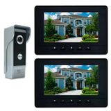 Amocam Görüntülü Kapı Zili Telefonu 7" Görüntülü İnterkom Kablolu Görüntülü Kapı Telefonu Hd Kamera Kitleri Villa Ev Ofis Daire İçin