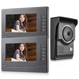 Amocam Kablolu Görüntülü İnterkom Kapı Zili Sistemi 7" Lcd Monitör Görüntülü Kapı Telefonu Desteği Gözetleme İç Ve Dış Mekan Kullan�