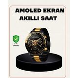 Amoled Akıllı Saat Manyetik Şarj Gps Destekli Spor ve Günlük Kullanım - Renkli
