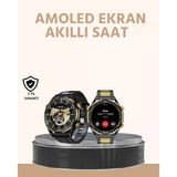 Amoled Ekran Akıllı Saat Uyku Nabız Adım Ölçer Su Geçirmez Mir18736906