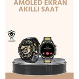 Amoled Ekran Akıllı Saat Uyku Nabız Adım Ölçer Su Geçirmez