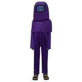 Among Us Cosplay Uzaylı Astronot Kostümü Mor