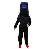 Among Us Cosplay Uzaylı Astronot Kostümü Siyah