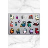 Among Us Temalı Defter Ajanda Bullet Journal Laptop Notebook Tablet Seti 16 Adet - Option-1 - -50 C