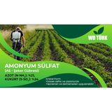 Amonyum Sülfat 1 kg Şeker Gübresi Çim Çiçek Coşturan - Beyaz