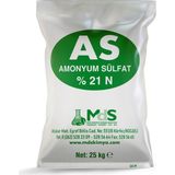Amonyum Sülfat %21 N 25 KG MDS Şeker Gübresi Kükürt ile Bitki Gelişimi Destekleyici