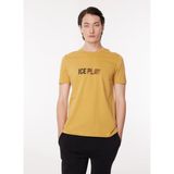 Amor İç Giyim Ice Play Bisiklet Yaka Düz Kırık Beyaz Erkek T-Shirt 23IU1M0F013P400_T-SHIRT Jersey