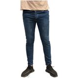 Amor Man Klasik Regular Fit Kesim Fermuarlı Kapama Uzun Boy Leke Tutmayan Erkek Kot Pantolon - Mavi - 32