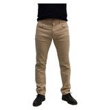 Amor Man Qr Kodlu Regular Fit Fermuarlı Bambu Dokuma Kanvas 5 Cep Erkek Klasik Kot Pantolon - 34 - Açık Bej