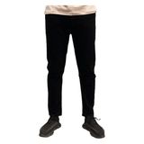 Amor Man Regular Fit Fermuarlı Kapama Uzun Boy Solmayan Siyah Erkek Klasik Kot Pantolon - 38