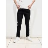 Amor Man Solmayan Siyah Slim Fit Dar Kesim Diz Yapmayan Erkek Jeans Kot Pantolon - 33