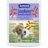 Amore 550 gr Crazybones Sığır Etli Atıştırmalık Yumuşak Köpek Ödülü