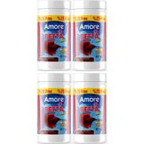 AMORE Beta Balığı Yemi 4 adet 125 ml Kutu Akvaryum Granul Balık Yemi