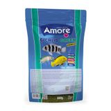 Amore Cichlid Green Granules Malawi Amerikan Tanganyika Ciklet Bitkisel 860 gr Spirulina Balık Yemi
