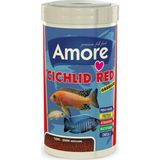 Amore Cichlid Red Granules 1000 ml Malawi Amerikan Tanganyika Ciklet Yüksek Protein Balık Yemi