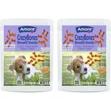 Amore Crazy Bones Somonlu ve Sığır Etli Yumuşak 550+550 gr Kemik Köpek Ödülü
