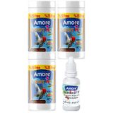 Amore Goldy Mix Granules 375 Ml Japon Balık Yemi, 30Cc Multivitamin