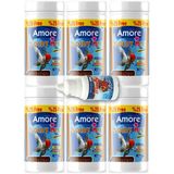 Amore Goldy Mix Granules 6 Adet 125 ml Japon Balık Yemi ve Clear Akvaryum Su Berraklaştırıcı