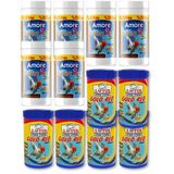 Amore Goldy Mix Granules 750 Ml, Lotus Gold Red 600 Ml Japon Balik Yemi