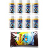 Amore Goldy Mix Granules 8X125ml Kutu, Lotus Koi Gold Fish Kajero 860Gr Poset Japon Baligi Yemi