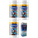 Amore Goldy Mix Granules Japon Balık Yemi ve Vitamini 375 ml