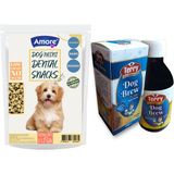 Amore Köpek Ağız Kokusu Diş Sağlığı Mini-Dental Ödül Maması 112 gr, 200ml Malt Içecek Dog-Brew D-Biotin Taurin
