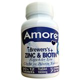Amore Köpek Brewers Çinko Biyotin Tüy Döküm Xl Tableti 72 Adet 1000 Mg Zinc Biotin Extra Large Tabs